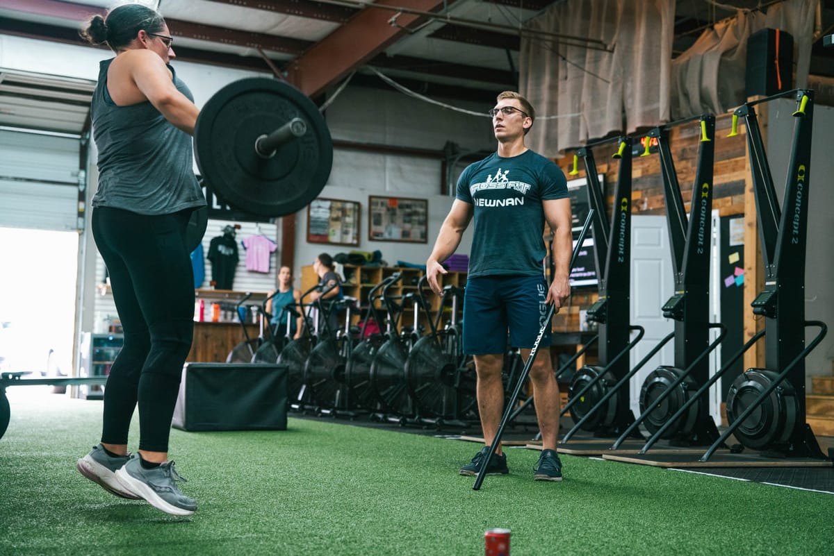 Athletes training at CrossFit Newnan
